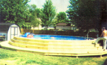 Above Ground Pool Deck